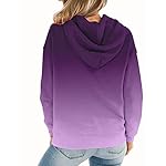 BeadChica Womens Casual Hoodies Crew Neck Long Sleeve Sweatshirts With Pocket Lightweight Pullover Tops - Image 3