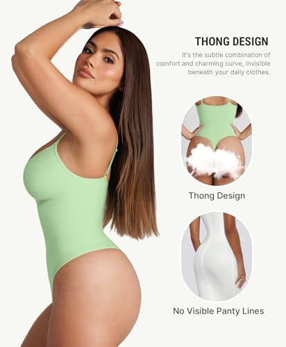 Image of FeelinGirl Shapewear Bodysuit for Women Tummy Control Body Shaper Going Out