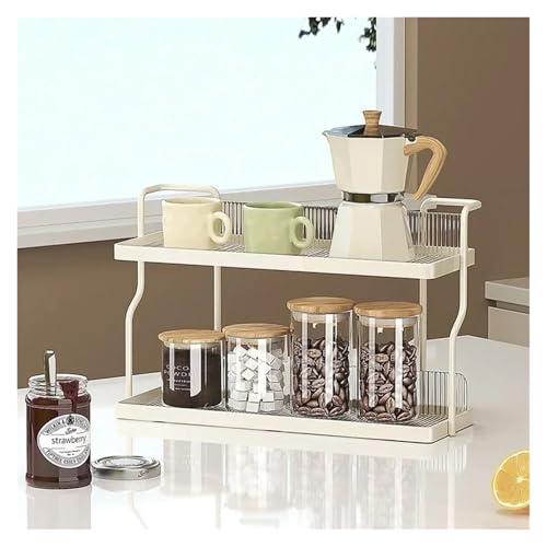 Rangement cuisine pour tasses à thé et cosmétiques sous l'évier