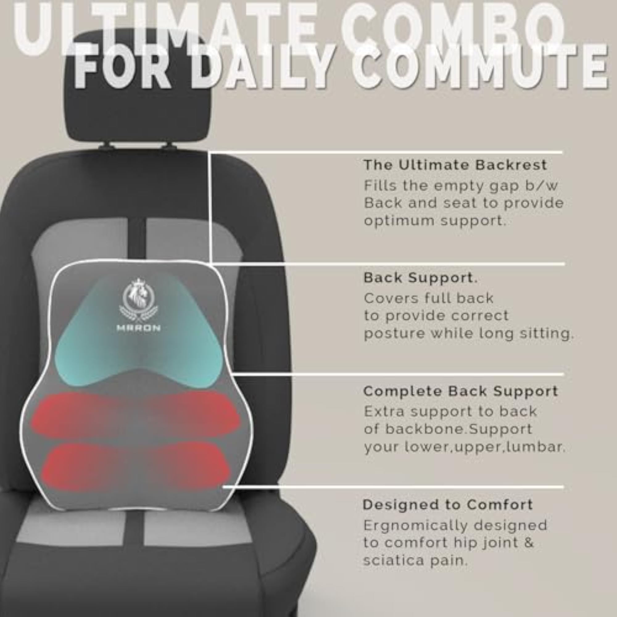 Lumbar Support Pillow for Office Chair