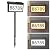 Quntis Solar House Numbers for Outside, Waterproof Address Numbers Sign Light Up, Cold/Warm/Daylight White Address Plaque Outdoor LED Illuminated, Wall Mounted/In Ground 2 Ways for Home Yard Street