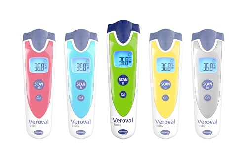 Thermomètre bébé sans contact infrarouge VEROVAL VERT silencieux