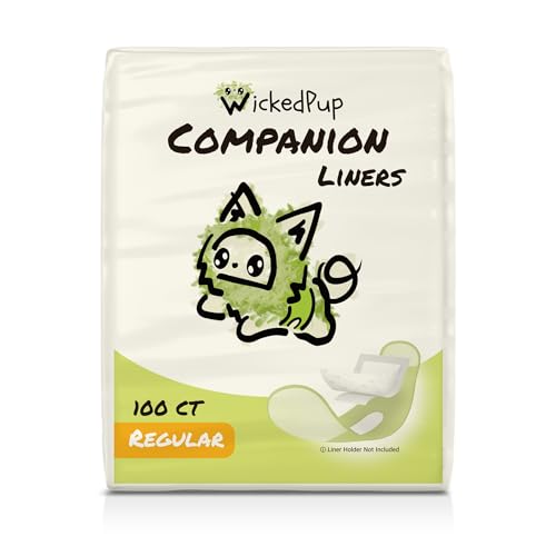 WICKEDPUP Dog Diaper Liners Booster Pads for Male and...