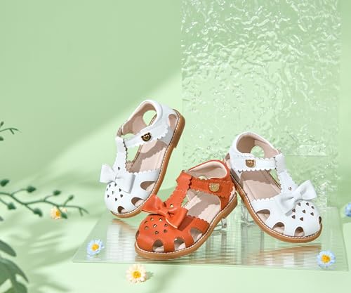 Image of GINFIVE Toddler Girls Sandals Girls Toddler Sandals Little Girls Kids Shoes