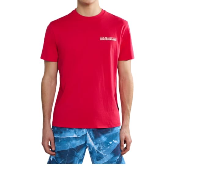 NAPAPIJRI NP0A4HQN0021 S Gras męski t-shirt bawełniany biały