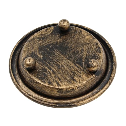 Thindolex BJ-6DNL-CB06 Black/Gold Iron Candle Plate, Set Of 2, Metal Saucer Style Candle Holder For Pillar/Scented/Flameless/Ball Candles thumb #5