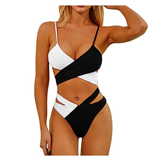 Maillot De Bain Transbronzant Femme Ensemble Bikini Maillot de Bain Maillot de Bain Maillot de Bain rembourré Femmes Push-up Maillots de Bain Soutien-Gorge Ensembles Maillots Deux PièCes (Black, S)