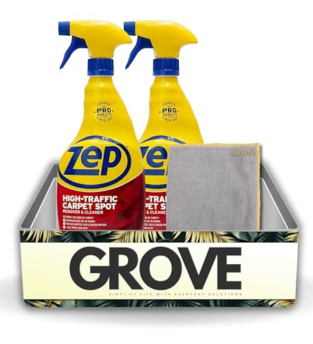 High-traffic Carpet Spot Cleaner Spray 32 Oz Bundle With Microfiber Cloth - P...