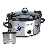 Crock-Pot Dallas Cowboys NFL Cook & Carry Slow Cooker with Bonus 16-ounce Little Dipper Food Warmer
