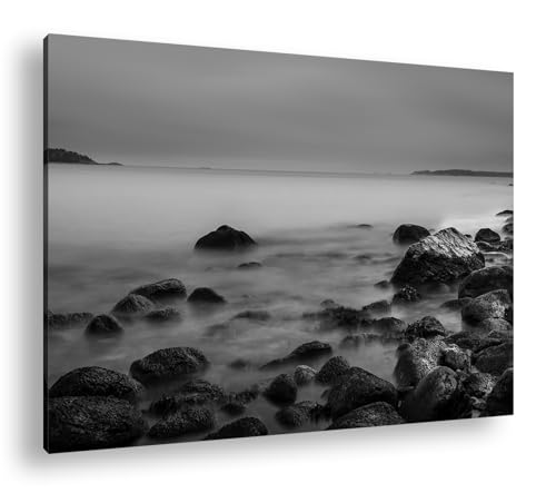 Plage de galets en Suède cadre bois deyoli pour créer une ambiance zen dans votre salon