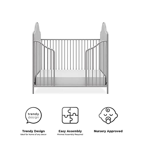 Little Seeds Piper Toddler Conversion Kit, Nursery Crib Accessory, Dove Gray - Thumbnail 5