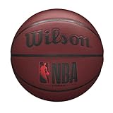 Wilson(ウイルソン) バスケットボール NBA FORGE BSKT (7号球 NBA フォージ) メンズ WTB8201XB07 7号/ 直径約24.5cm CRIMSON