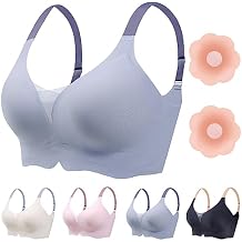 Summer Traceless Cool Mesh Breathable Seamless Bra, 5d Shaping Push Up Comfort Bra Grey,4XL