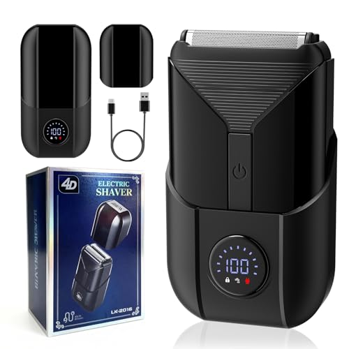 Image of Electric Foil Shavers for Men | Close 3-Speed Electric Razor, Bald Head Shavers, Face Shaving Beard Trimmer with LCD Display, Gifts for Men(Black)
