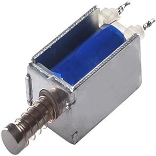 6V DC Electromagnetic Solenoid Lock Mini Push Pull Linear Solenoid Electromagnet Linear Motion