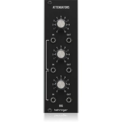 Eurorack specs: 8 HP, Passive Behringer 995 Attenuators