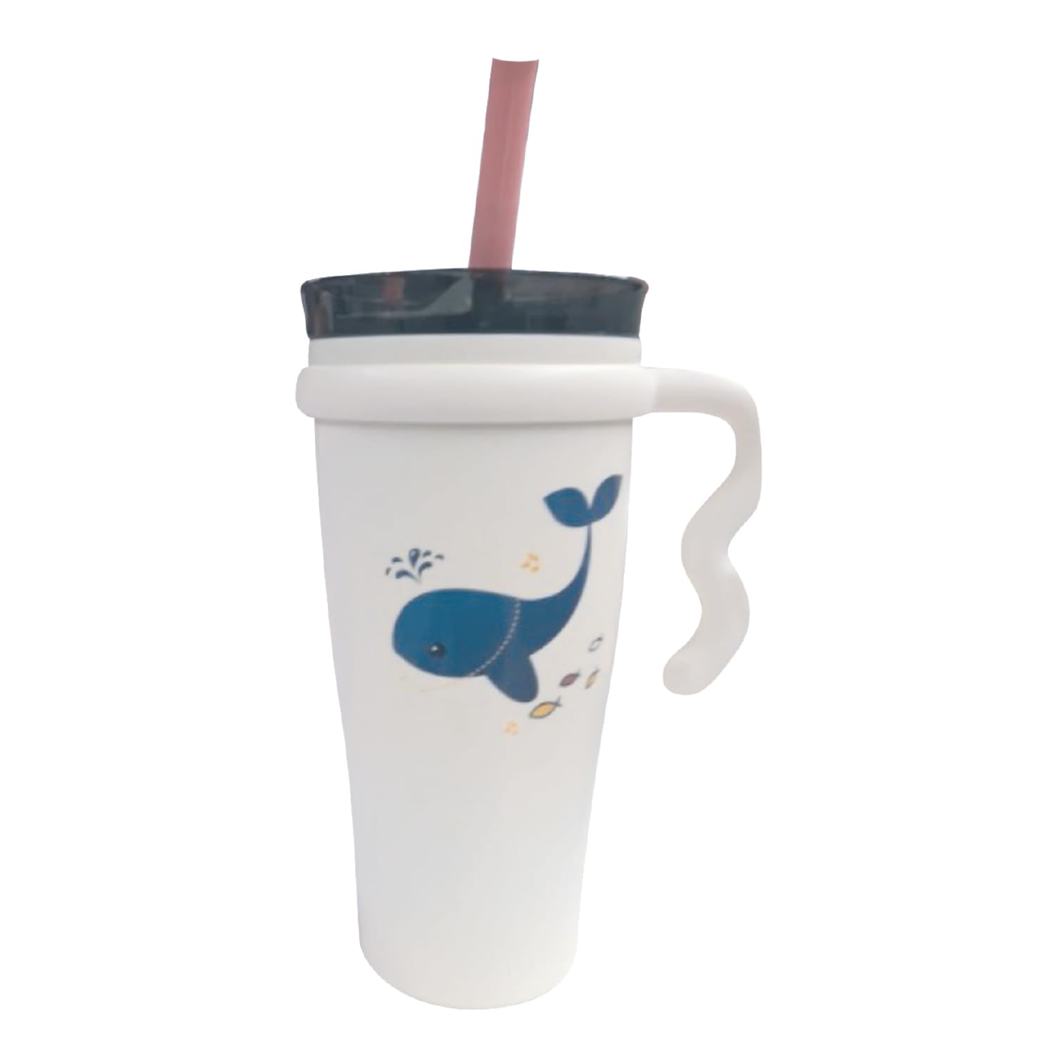 Trendix Çelik İçli Termos Bardak 1000Ml Beyaz Yunus