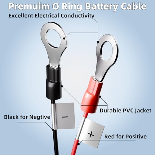 Image of Starlink Mini 12V Battery Adapter with Step Up Converter, Battery O Ring Cable to DC Female 12V-24V to 36V Step Up Booster