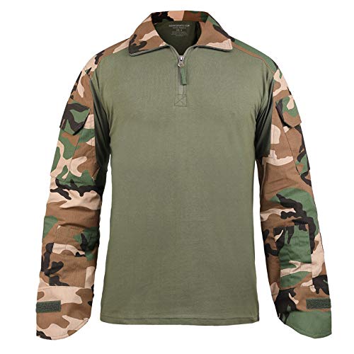 Buy INDIAN SPORTS GEAR Tactical Camouflage Cotton T Shirt Full Sleeves