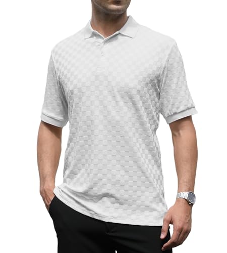 Alex Vando Mens Polo Shirts Short Sleeve Regular Fit Fashion Designed Shirt