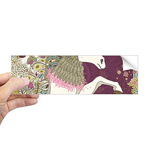 Adhesivo rectangular de ukiyo-e con diseño de ala de Japón para decoración de superficies 2