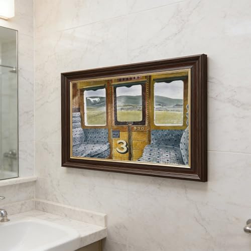 Paysage de train Salisbury Plain Ravilious affiche toile cadre - 5