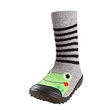 Estilo: casual, moda BaZhaHei Zapatillas de Niños Niña Bebé Recién Nacido bebé Dibujos Animados Pisos Antideslizante Suela de Goma Zapatos Suaves Zapatillas Piso de algodón Calcetines Goma Zapatos de niño