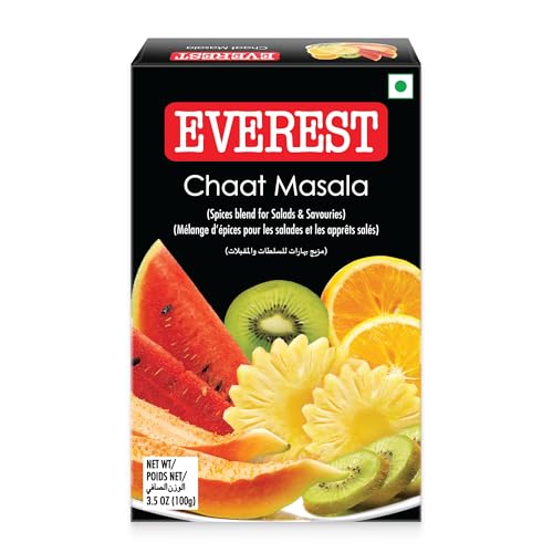 Everest Chaat Masala – 100g | Tangy & Flavourful Chaat/Chat Masala Powder for Snacks, Fruits, Salads & Street-Style Dishes