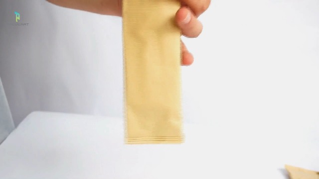 Posate Di Legno Biodegradabili Virsus - Set Forchetta, Coltello, Tovagliolo, Confezione 500 - Foto 7