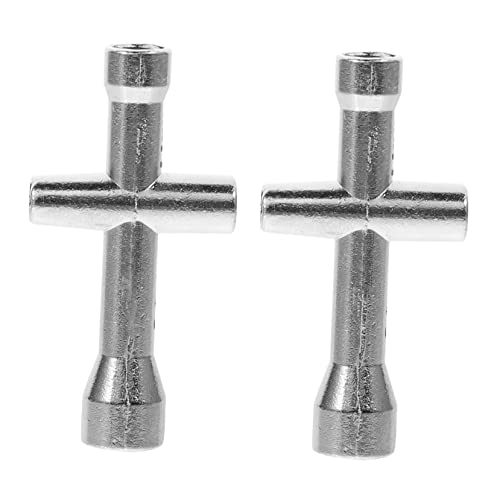Gadpiparty Metallschlüssel-steckschlüssel Rc-autowerkzeug 2 Stück Steckschlüssel Für Die Wartung Von Rc- Gadpiparty Metallschlüssel-steckschlüssel Rc-autowerkzeug 2 Stück Steckschlüssel Für Die Wartung Von Rc-