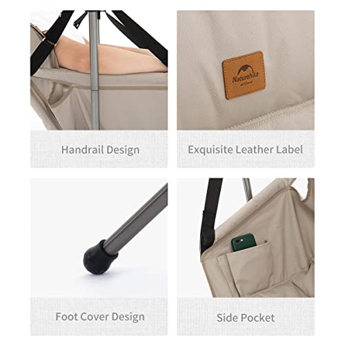 Naturehike Rocking Camping Chair - Outdoor Adjustable With Headrest Portable Folding Hammock Aluminum Picnic Park Fishing Chair #TOP4