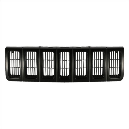 CarPartsDepot, SUV Front Black Outer Plastic Frame Grille Grill Cross Bar Insert Style, 400-26628 CH1200193 5DN46SX8