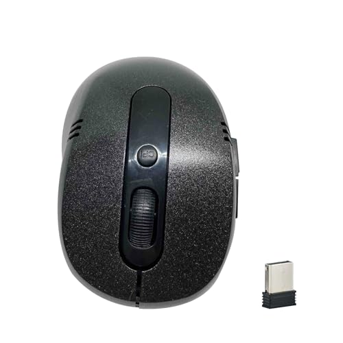 静音マウス ワイヤレスマウス 2.4GHz USB静音 6ボタン 人間工学設計 両手対応 ノートパソコン対応 省エネ設計 ゲーミング 在宅勤務 ブラック