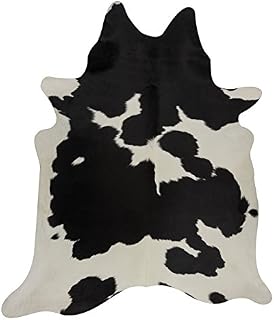 RODEO Classic Black and White Cowhide Rug …