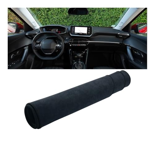 Couverture tableau bord voiture anti-reflet tapis Peugeot 2008 2019-2023