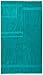 Amazon Basics 6 Piece Oversized Fade resistant Towel set, 100% Cotton towels for bathroom, soft and absorbent, 2 Bath Towels, 2 Hand Towels and 2 Washcloths bathroom towel set, Teal