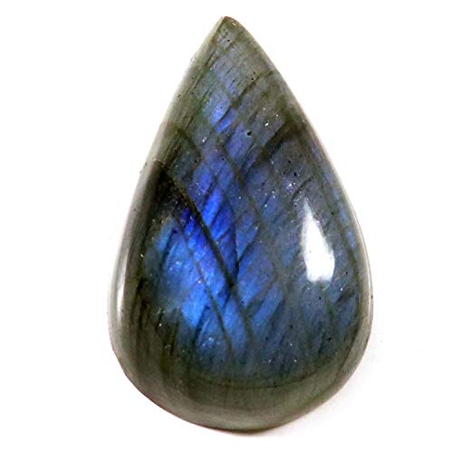 Labradorite bleue cabochon en pierre naturelle de 41,75 carats pour création de bijoux uniques