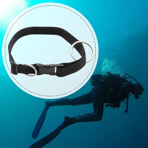 Cinturón de buceo con hebilla de liberación rápida y correa resistente de acero inoxidable Scuba 7