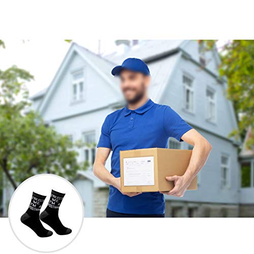 MBMSO Mailman Socks 2 Pairs Trust Me I'm a Postman Socks Funny Mail