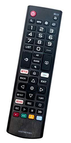 ALLIMITY AKB74915324 Reemplazo de Mando a Distancia para LG Smart TV 55UH661V 65UH615V.AEE 32LH604V 43LH630V 43UH664V 49UH603V 49UH664V 43UH620V.AEU 49LH604V 55UH650V 60UH625V.AEU