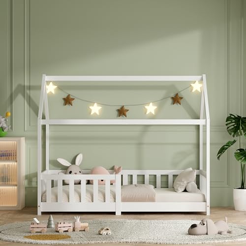Variante de ecomi cama montessori Blanco 80x160