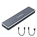 ORICO Alluminio M.2 NVMe SSD Enclosure, M-Key Ultra-Slim per USB3.1 Gen2 Type-C 10 Gbps External Hard Case Case, archiviazione Fino a 2 TB per Samsung 970 Evo / 970 PRO/Crucial P1-Grigio