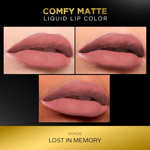 Image of FACESCANADA Comfy Matte Liquid Lipstick - Lost In Memory 24, 3.8 ml | Comfortable 10HR Longstay | Intense Matte Color | Almond Oil & Vitamin E Infused | Super Smooth | No Dryness | No Alcohol