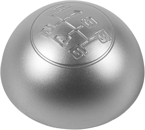 車のギアスティックノブ 用のアルファロメオ 2011-2013 2010年以降用 シフターレバー ハンドボールケースカバー(Silver 6 speed)
