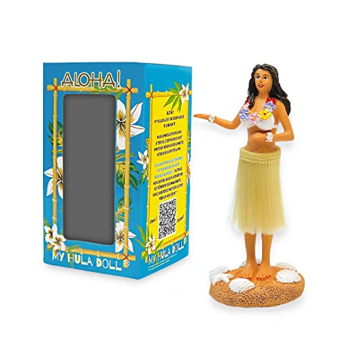Figurine Hawaienne Danseuse Accessoire Voiture Gadget Van Life Objet Decoration Tableau de Bord Camping Car poupée sur Ressort Qui Danse idee Cadeau Insolite Originale Dashboard Hula Doll Hula Girl
