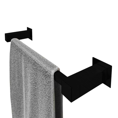 Toalheiro Inox Preto Fosco 30cm de Rosto Banheiro [Q-T30PF]