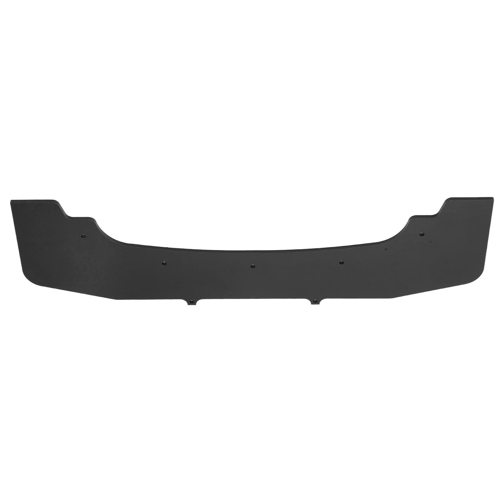 plplaaoo RC przedni zderzak ze stopu aluminium, wytrzymały, nierdzewny, odporny na uderzenia, przedni rozdzielacz do samochodów RC serii 1/7 1/8, długość 310 mm (czarny)