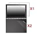 Infiland Lenovo Yoga Book Screen Protector and Keyboard Protector - 1 Pack Premium Tempered Glass Screen Protector and 2 Packs Keyboard Protector for Lenovo Yoga Book 2016 10.1 inch Tablet