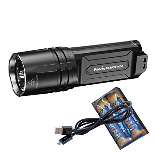 Fenix Tk35Ue V2.0 (Tk35Uev2) 5000 Lumens Tactical Flashlight With Batteries And A Lumentac Usb Charger Set #TOP25