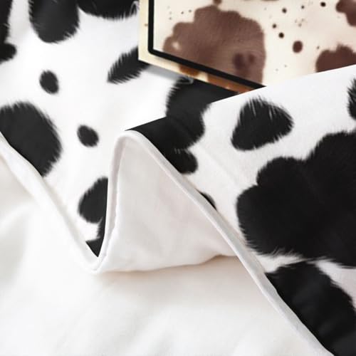 Housse de couette 140x200 coton anti-transpiration motif vache enfant - 6